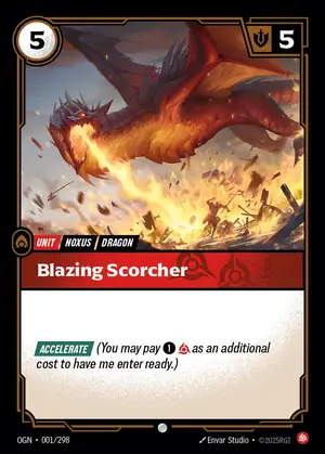 Blazing Scorcher [OGN-001] — ปกติ