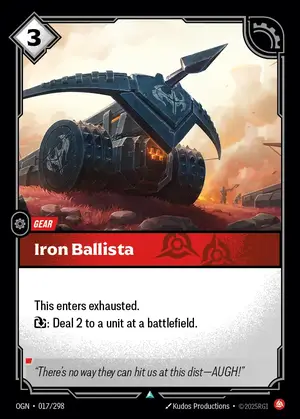 Iron Ballista [OGN-017] — ปกติ