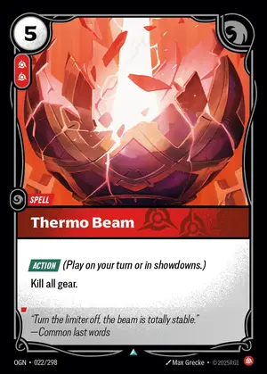 Thermo Beam [OGN-022] — ปกติ