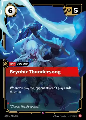 Brynhir Thundersong [OGN-026] — ฟอยล์