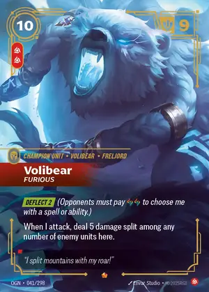 Volibear - Furious [OGN-041] — ฟอยล์