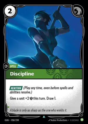Discipline [OGN-058] — ปกติ