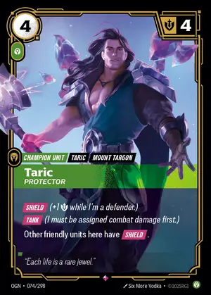 Taric - Protector [OGN-074] — ฟอยล์