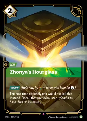 Zhonya's Hourglass [OGN-077] — ฟอยล์