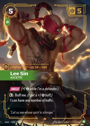 Lee Sin - Ascetic [OGN-078] — ฟอยล์