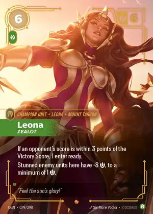 Leona - Zealot [OGN-079] — ฟอยล์