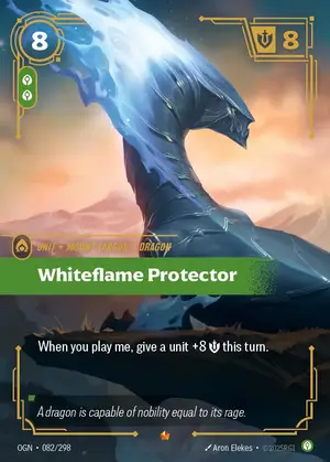 Whiteflame Protector [OGN-082] — ฟอยล์