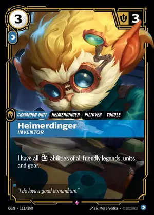 Heimerdinger - Inventor [OGN-111] — ฟอยล์