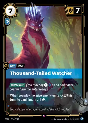 Thousand-Tailed Watcher [OGN-116] — ฟอยล์