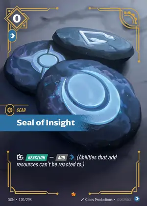 Seal of Insight [OGN-120] — ฟอยล์