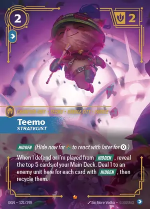 Teemo - Strategist [OGN-121] — ฟอยล์