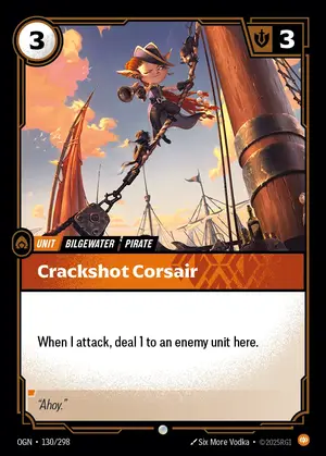 Crackshot Corsair [OGN-130] — ฟอยล์