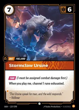 Stormclaw Ursine [OGN-137] — ปกติ