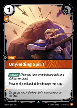 Unyielding Spirit [OGN-145] — ปกติ