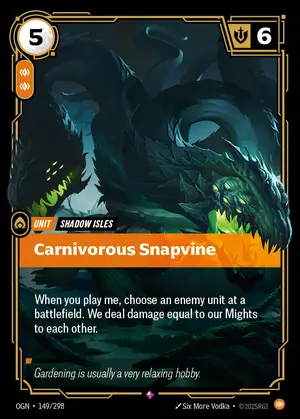 Carnivorous Snapvine [OGN-149] — ฟอยล์