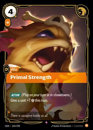 Primal Strength [OGN-154] — ฟอยล์