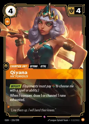 Qiyana - Victorious [OGN-155] — ฟอยล์