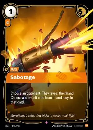 Sabotage [OGN-156] — ฟอยล์
