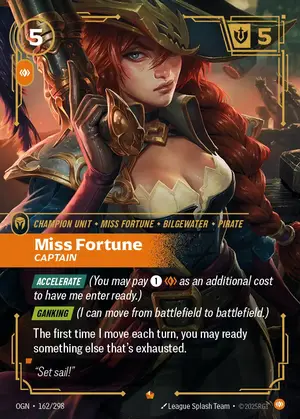 Miss Fortune - Captain [OGN-162] — ฟอยล์