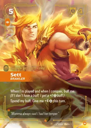 Sett - Brawler [OGN-164] — ฟอยล์