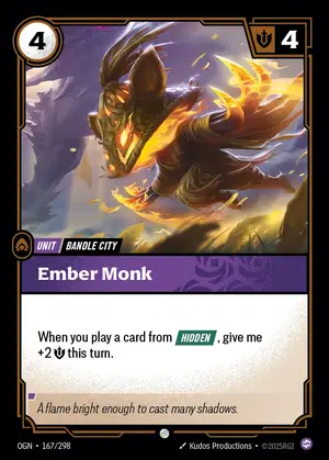 Ember Monk [OGN-167] — ฟอยล์