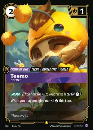 Teemo - Scout [OGN-197a] — ฟอยล์