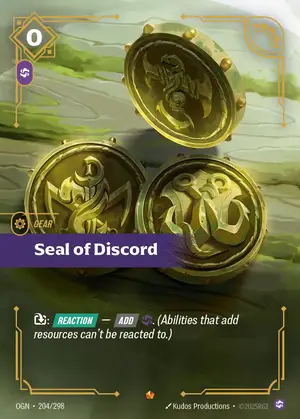 Seal of Discord [OGN-204] — ฟอยล์