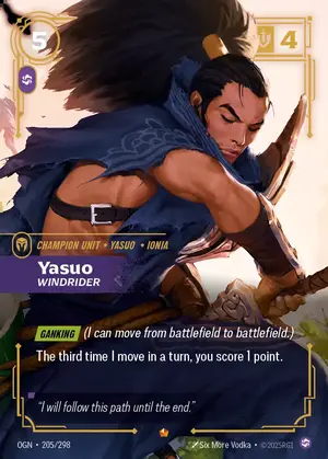 Yasuo - Windrider [OGN-205] — ฟอยล์