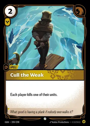 Cull the Weak [OGN-209] — ปกติ