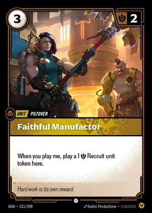 Faithful Manufactor [OGN-211] — ปกติ