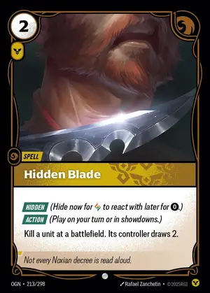 Hidden Blade [OGN-213] — ปกติ