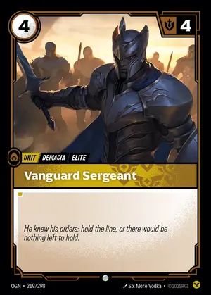 Vanguard Sergeant [OGN-219] — ปกติ