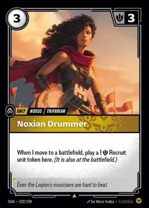 Noxian Drummer [OGN-222] — ปกติ