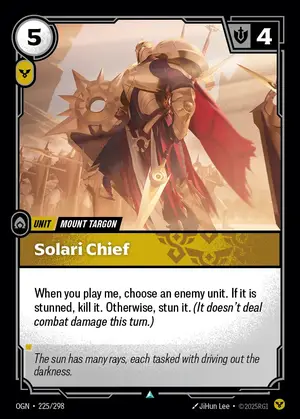 Solari Chief [OGN-225] — ปกติ
