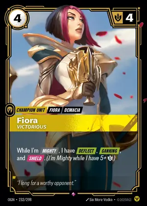 Fiora - Victorious [OGN-232] — ฟอยล์