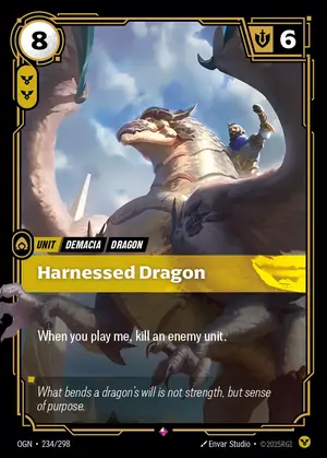 Harnessed Dragon [OGN-234] — ฟอยล์