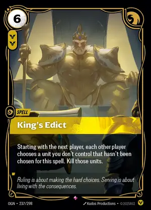 King's Edict [OGN-237] — ฟอยล์