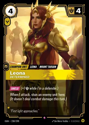 Leona - Determined [OGN-238] — ฟอยล์