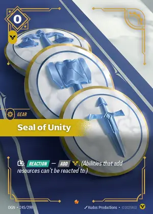 Seal of Unity [OGN-245] — ฟอยล์