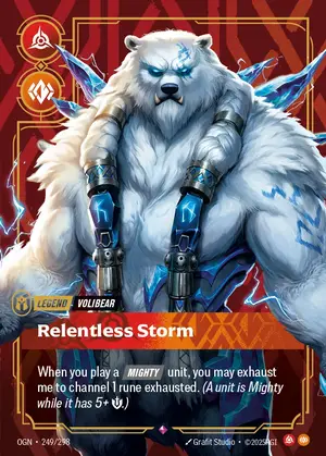 Volibear - Relentless Storm [OGN-249] — ฟอยล์
