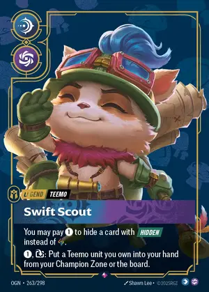 Teemo - Swift Scout [OGN-263] — ฟอยล์