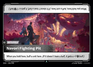 Navori Fighting Pit OGN-283 ปกติ — การ์ด Riftbound