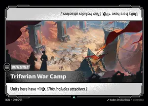 Trifarian War Camp OGN-294 ปกติ — การ์ด Riftbound