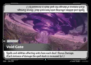 Void Gate OGN-296 ปกติ — การ์ด Riftbound