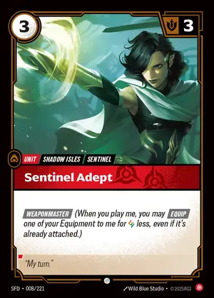 Sentinel Adept [SFD-008] — ปกติ