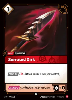Serrated Dirk [SFD-009] — ปกติ