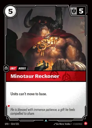 Minotaur Reckoner [SFD-014] — ปกติ