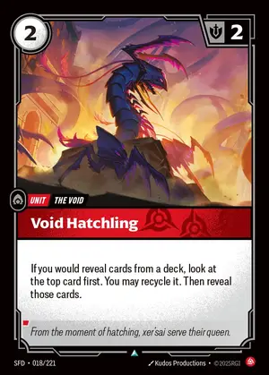 Void Hatchling [SFD-018] — ปกติ
