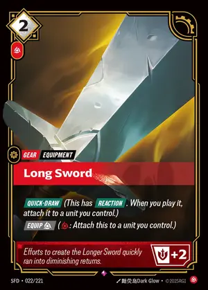 Long Sword [SFD-022] — ฟอยล์