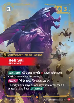 Rek'Sai - Breacher [SFD-029] — ฟอยล์